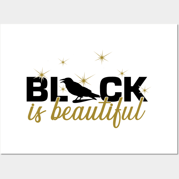Black is beautiful. Wall Art by MartaBudzenPL